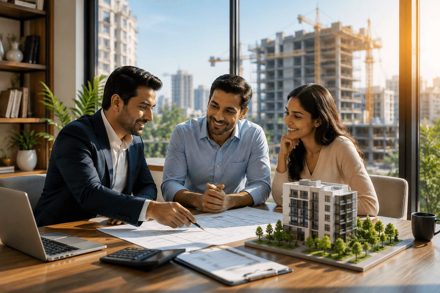 UAE construction site, building finance for developers