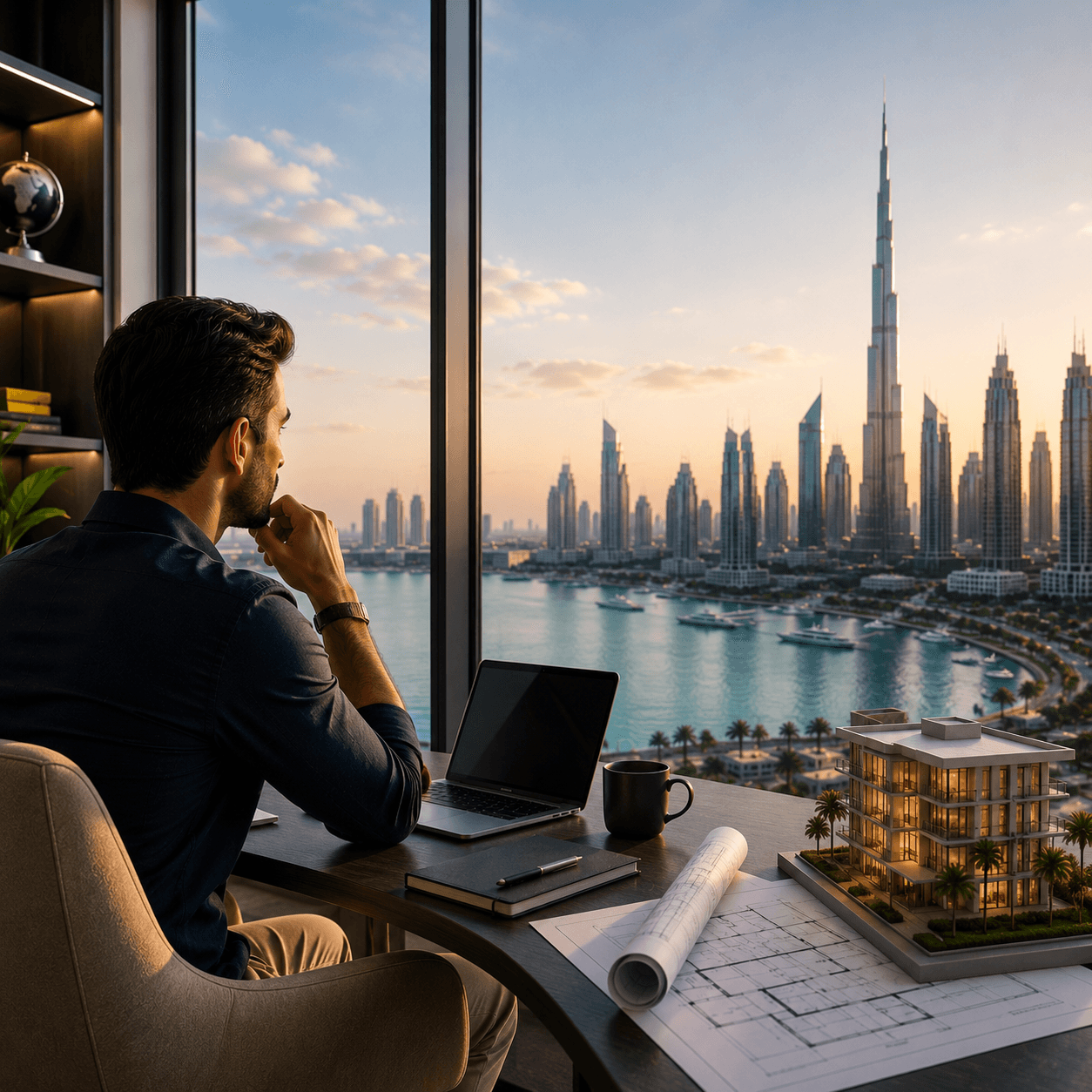 International buyer purchasing UAE property from abroad, non-resident mortgage